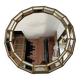 Vintage mirror in brass and parcloses 60s