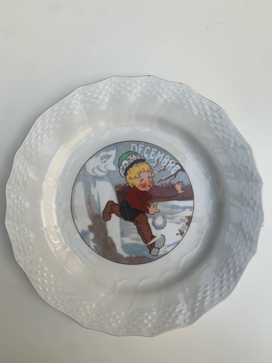 Series 12 months of the year and its dish Moulins des loups Hamage