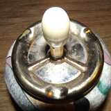 Ceramic ashtray decor abstract Vallauris 1950's