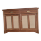 Buffet portes en cannage