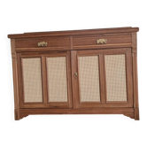 Buffet portes en cannage