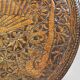 Asian coffee table carved with dragons and peacocks, Indonesia, early 20th century