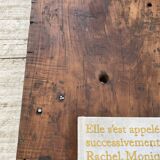 Brutalist workbench solid cherry coffee table