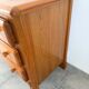 Large elm chest of drawers from Maison Regain, vintage 80s.