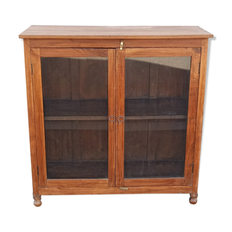 Antique wooden showcase furniture