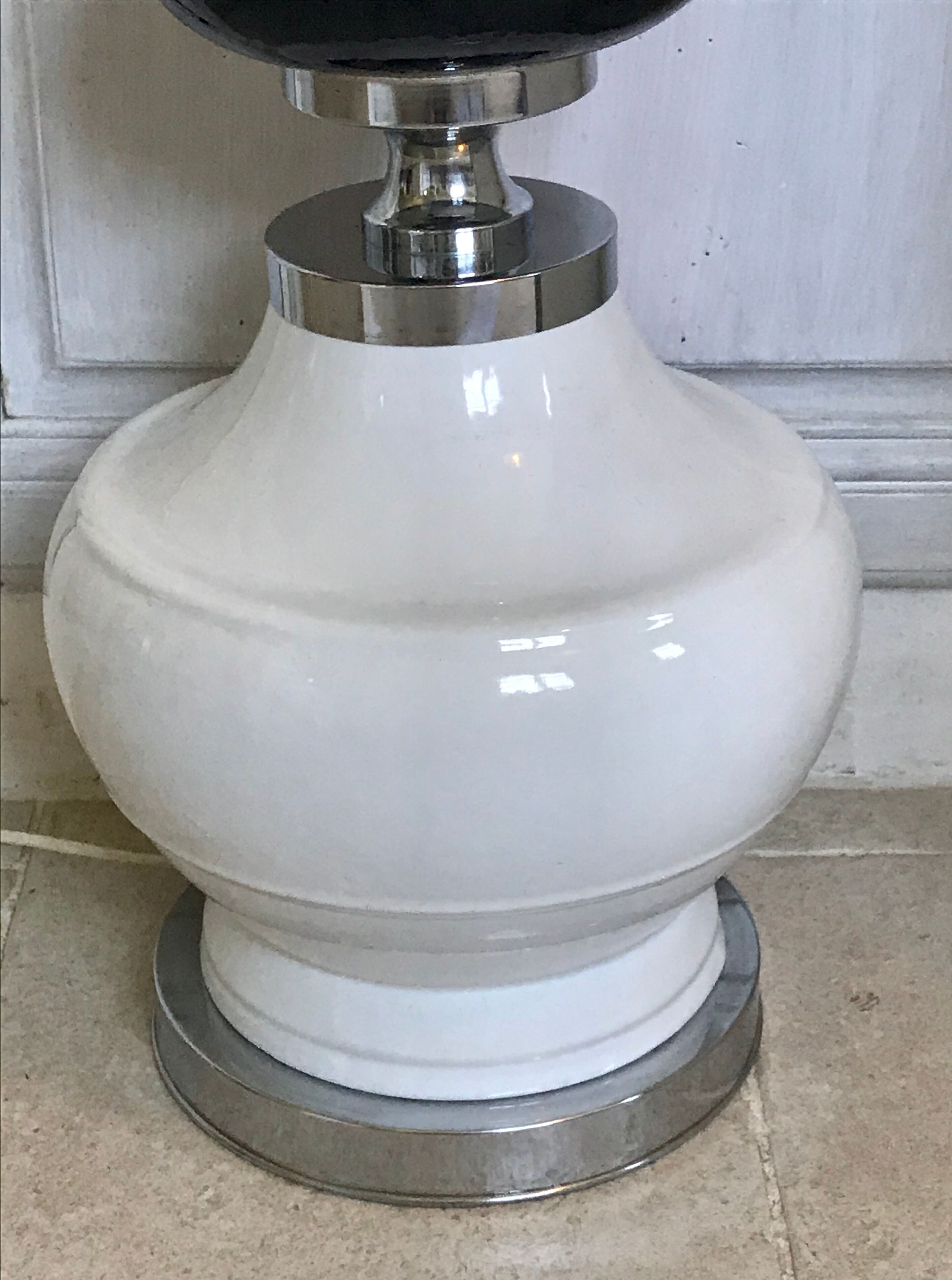 Vintage ceramic lamp  68 cm