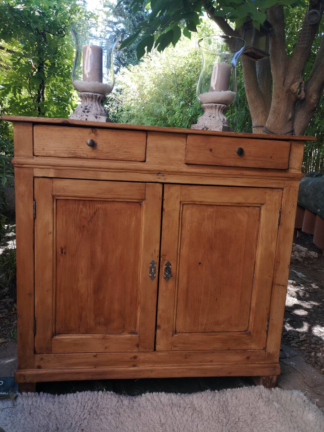 Old pine sideboard