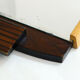 Two-tone art deco mirror tray