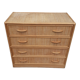 Commode osier et rotin