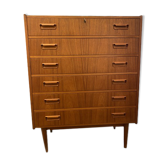 Commode scandinave en teck 1960