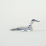 Aluminium sculpture of a duck, Canadian design, 1980s, production: Hoselton