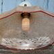 Applique en verre clichy rose