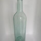 Set of 3 transparent glass bottles