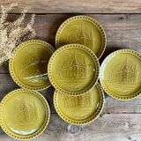 6 Small plates Gien France