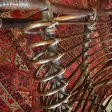 Vintage 1960s rattan rocking chair