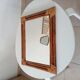 Vintage bamboo and rattan mirror from the 60s/70s, 50*40 cm.