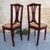 2 chaises style Louis XVI