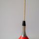 Tulip red metal hanging