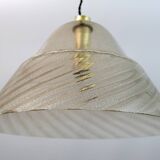 Mid-Century Modern Italian Murano Bubbles Glass Pendant Lamp, 1970s