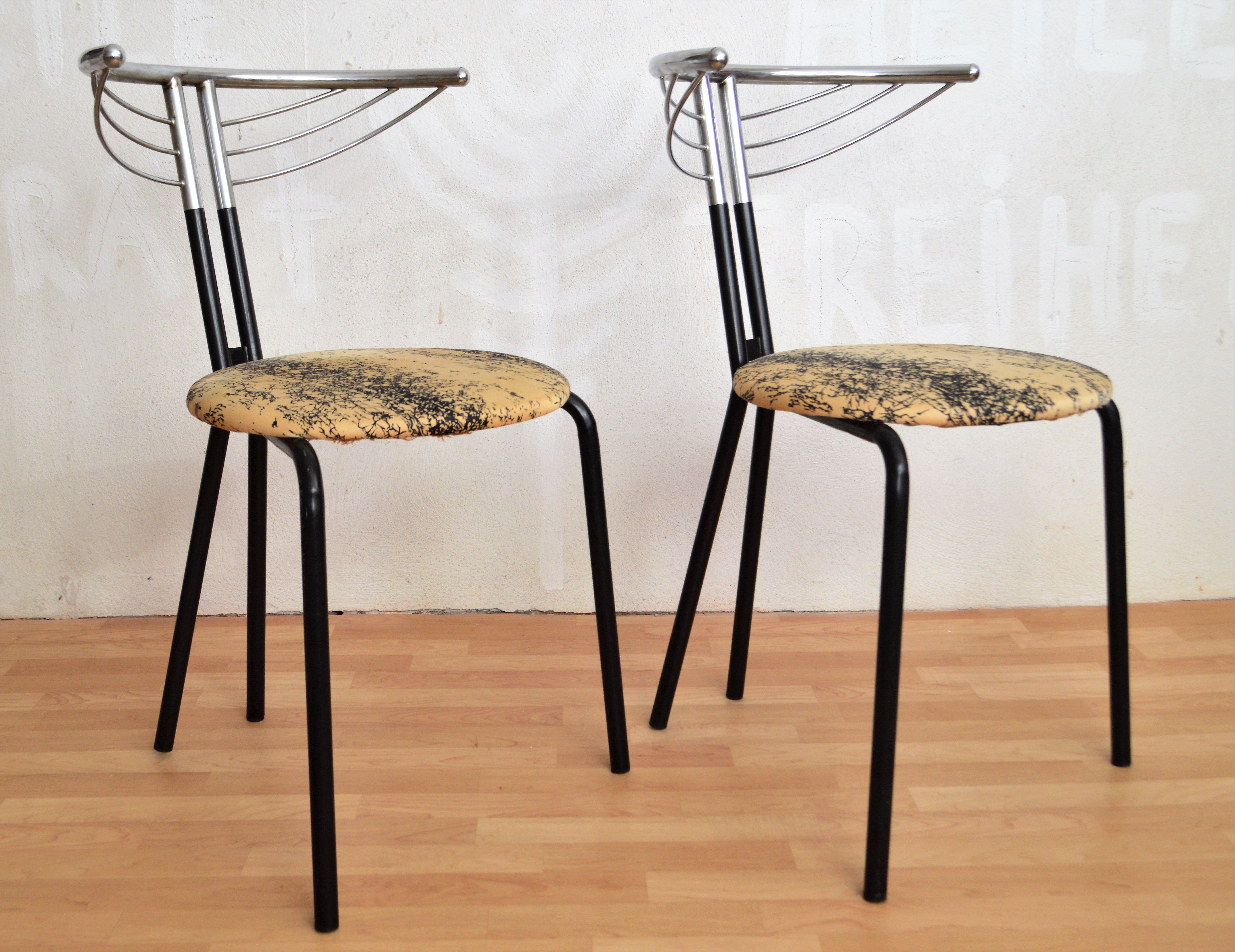 Chairs from the 80s design