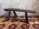Brutalist wooden table
