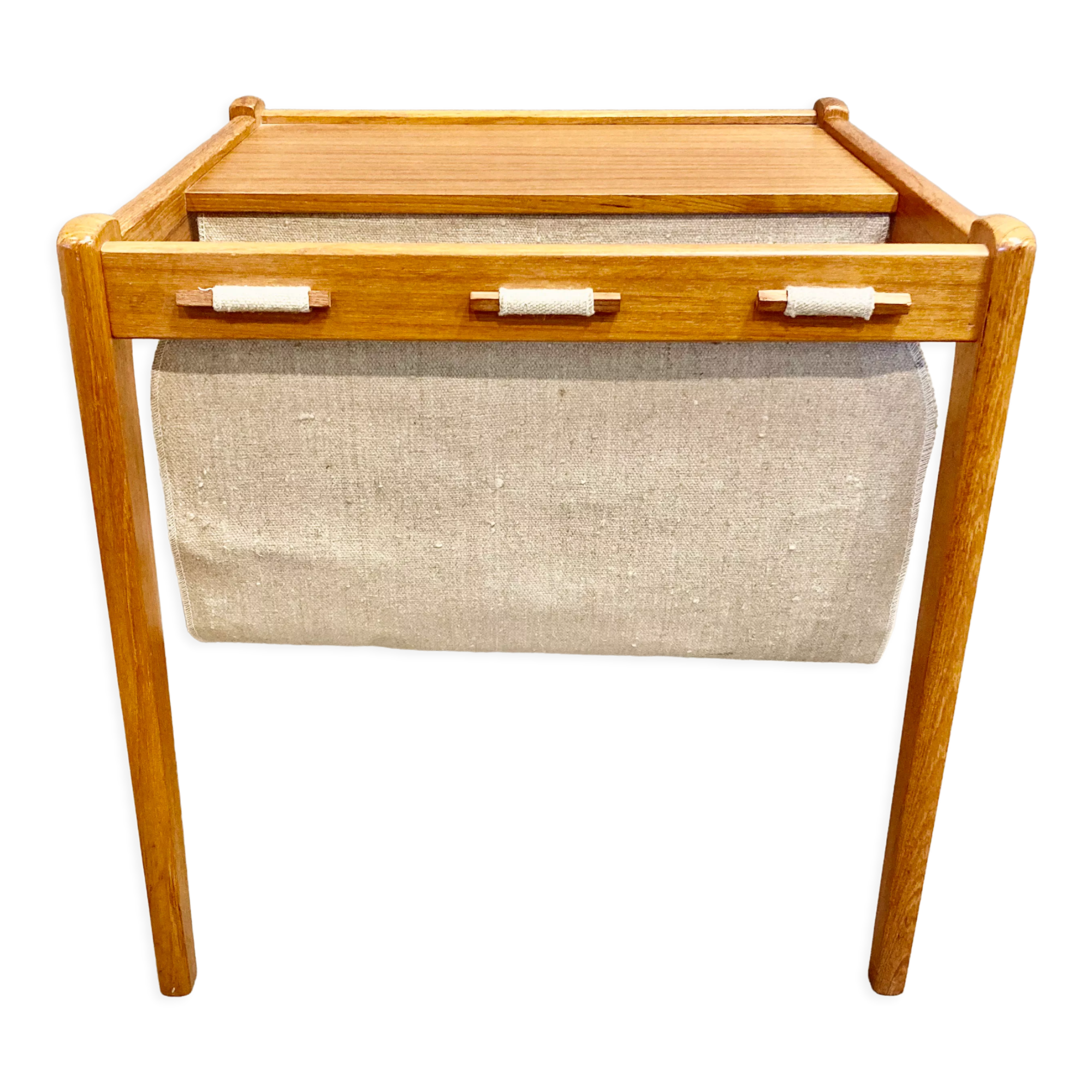 Table magazine holder Scandinavian design stamp 1950.