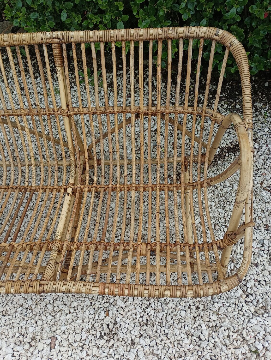 Rattan sofa