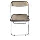 Folding office chair in smoked plexiglass by Giancarlo Piretti, Castelli edition
