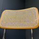 Set of 4 stackable vintage Marcel Breuer style armchairs, made in Italy, 1970s