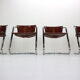 Set of 4 chairs for Cidue, 1970s, Italy