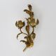 Vintage Italian wall light in gilded wood. 1970s