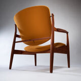Fauteuil modèle FD136 Finn Juhl 1950s