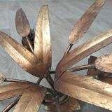Golden leaf chandelier