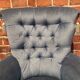 Paire de fauteuils crapaud