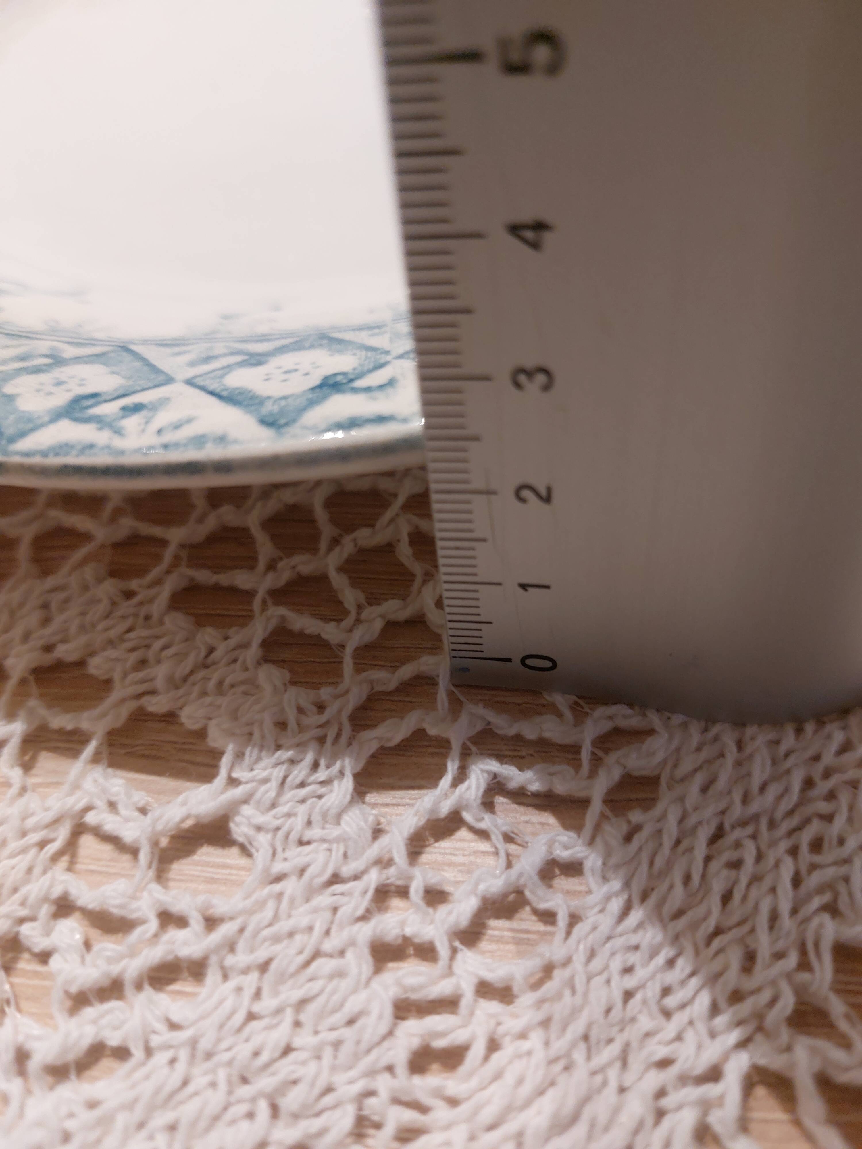 Set of 12 ironstone plates model "Andrée", Creil and Montereau, 23cm