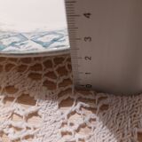 Set of 12 ironstone plates model "Andrée", Creil and Montereau, 23cm