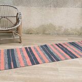 Tapis Kilim coton Années 1980