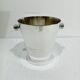 Silver-plated champagne bucket engraved with Auchan 25 years