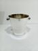 Silver-plated champagne bucket engraved with Auchan 25 years