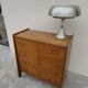 Vintage chest of drawers with compass feet, 1950s, 4 drawers