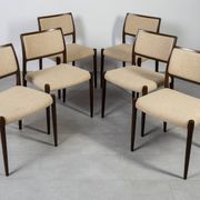 Set of 6 Model 80 Dining Chairs by Niels Otto Møller for JL Møllers Møbel