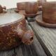 13 piece stoneware coffee/tea set