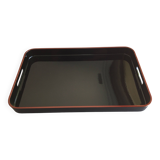Lacquered wooden tray