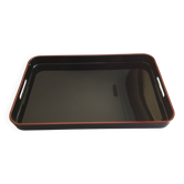 Lacquered wooden tray