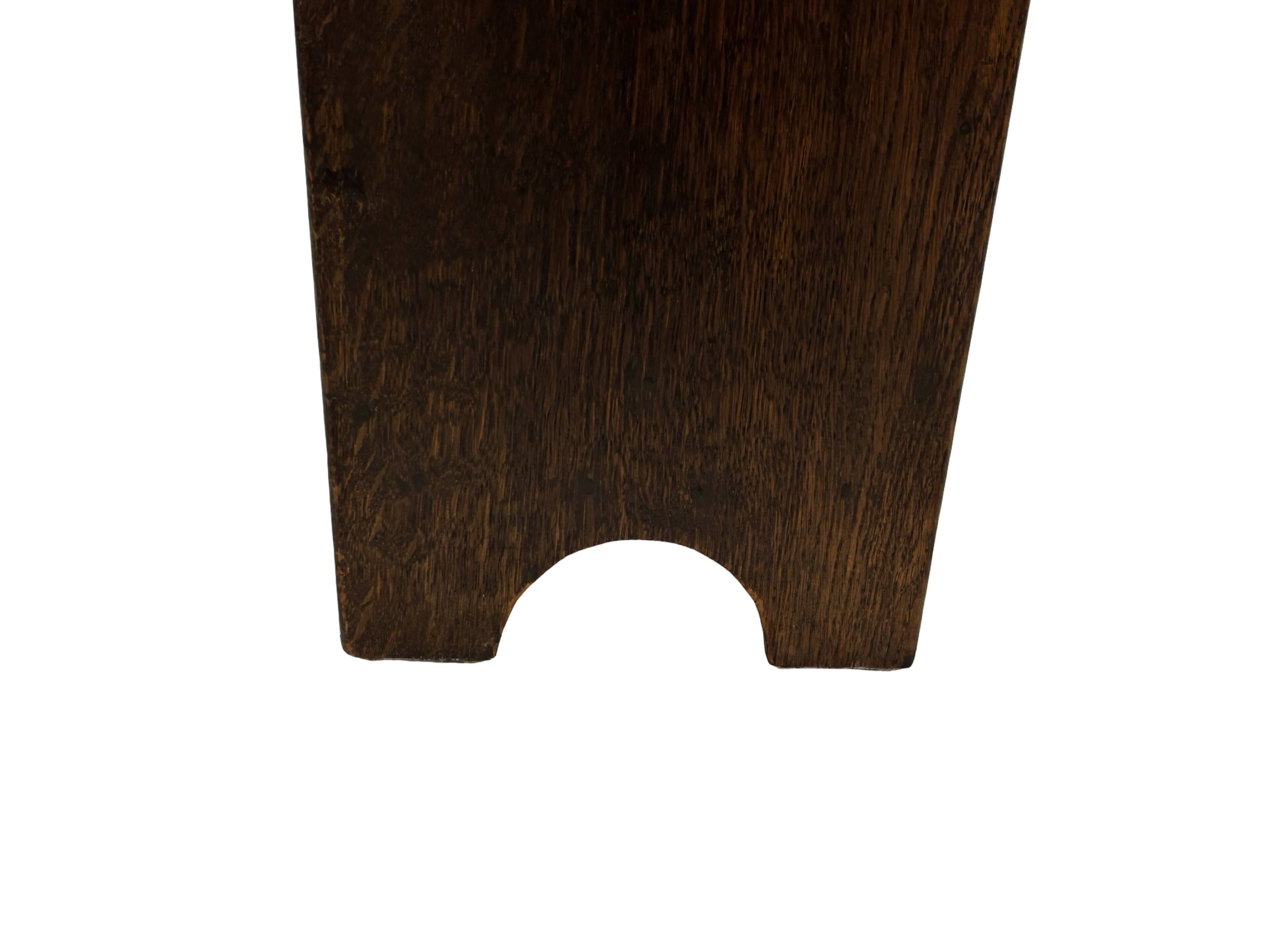 Art Deco Oak Newspaper Rack Magazine Rack 1950s design