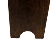 Art Deco Oak Newspaper Rack Magazine Rack 1950s design