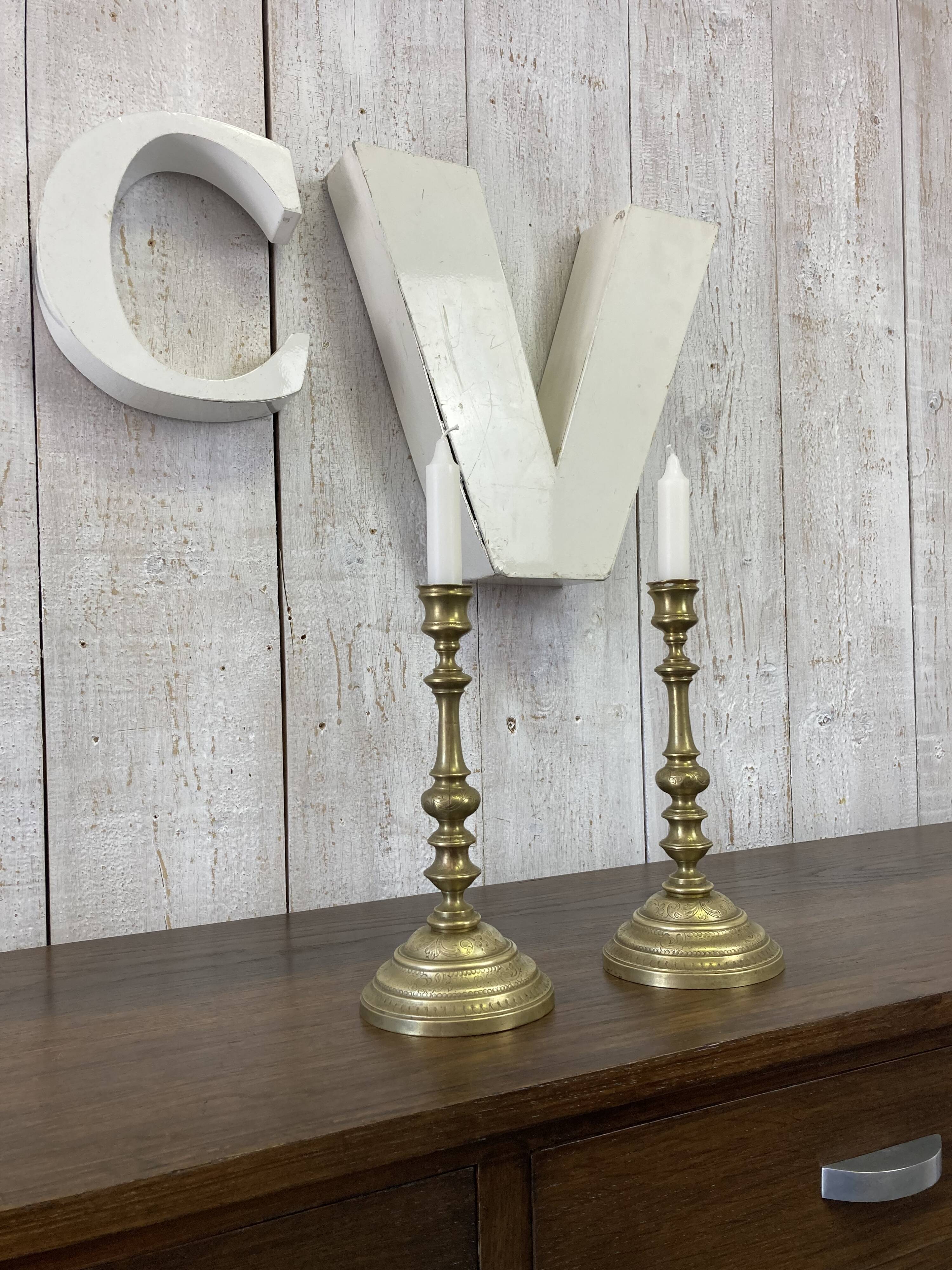 Pair of candlesticks