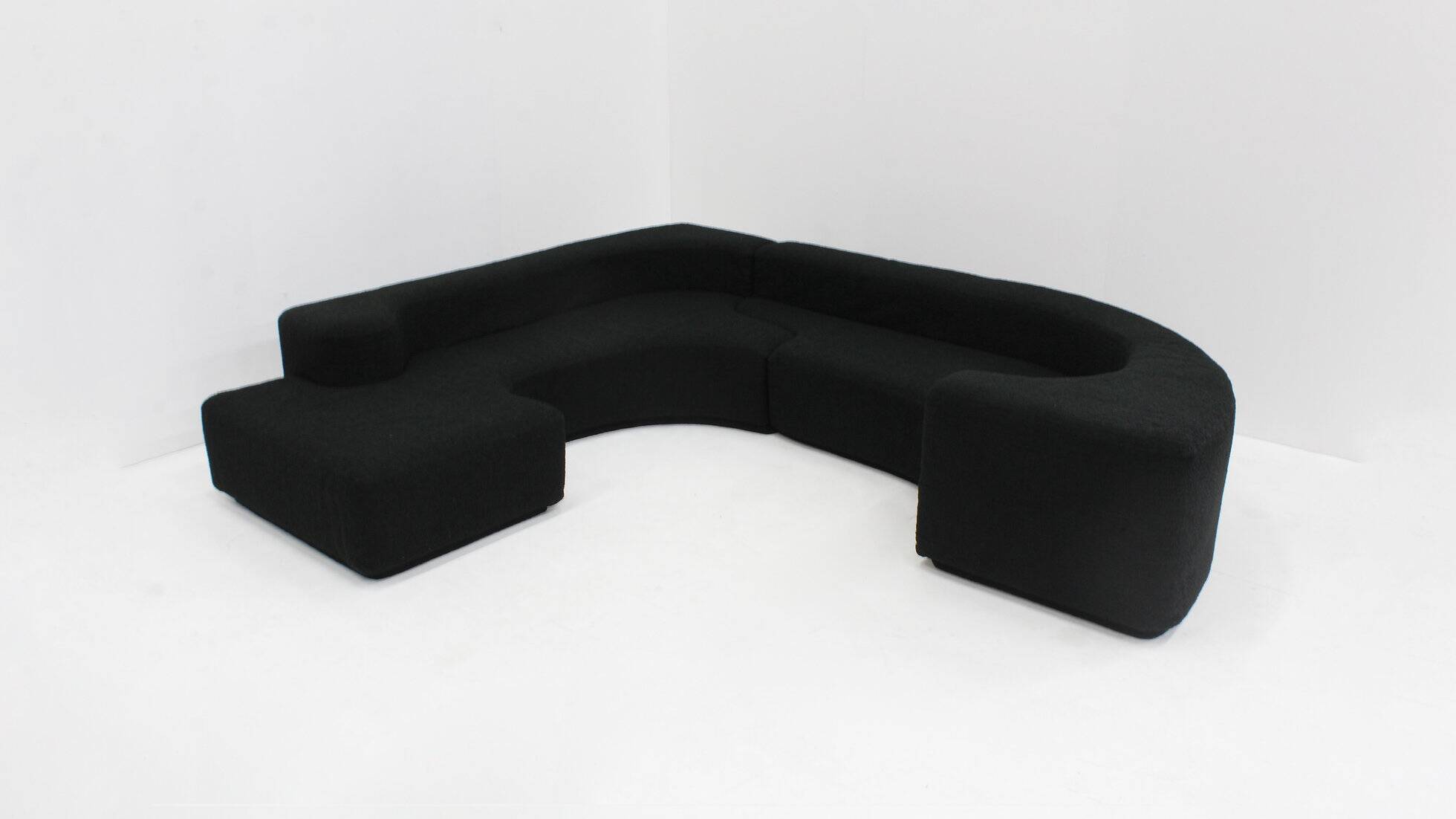 Vintage Lara modular sofa designed by Pamio, Toso and Massari for Stilwood 1968