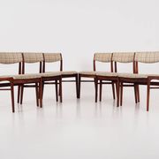 Set of six rosewood chairs, Danish design, 1970s, manufactured by Thorsø Møbelfabrik