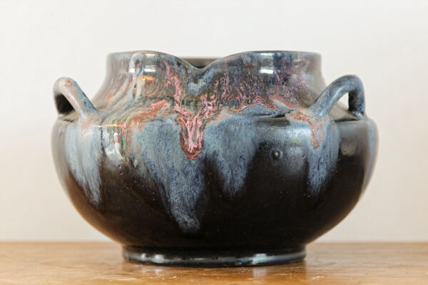 Vase en grés de Puisaye, signé Alfred Lebret